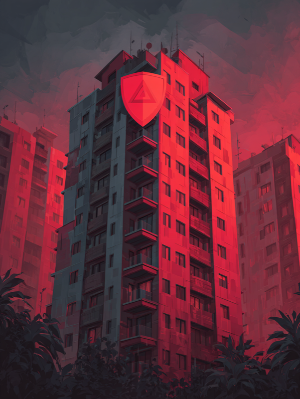 위험 판정 화면