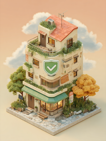 안전 판정 화면